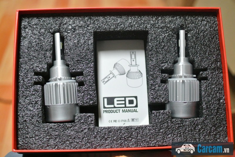 Đèn LED ô tô Ledtra S9 6000K - chân đèn H15S