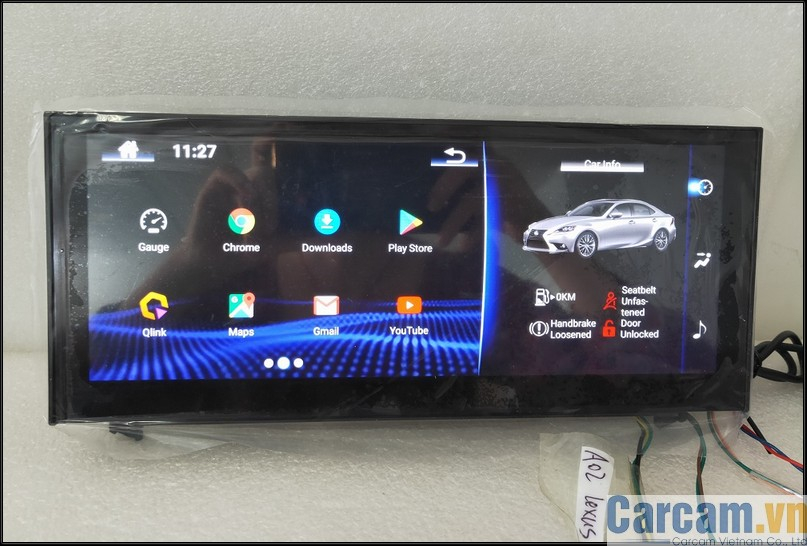 Màn hình Android 10 cho xe Lexus IS 2017 (RAM 4G+64Gb)