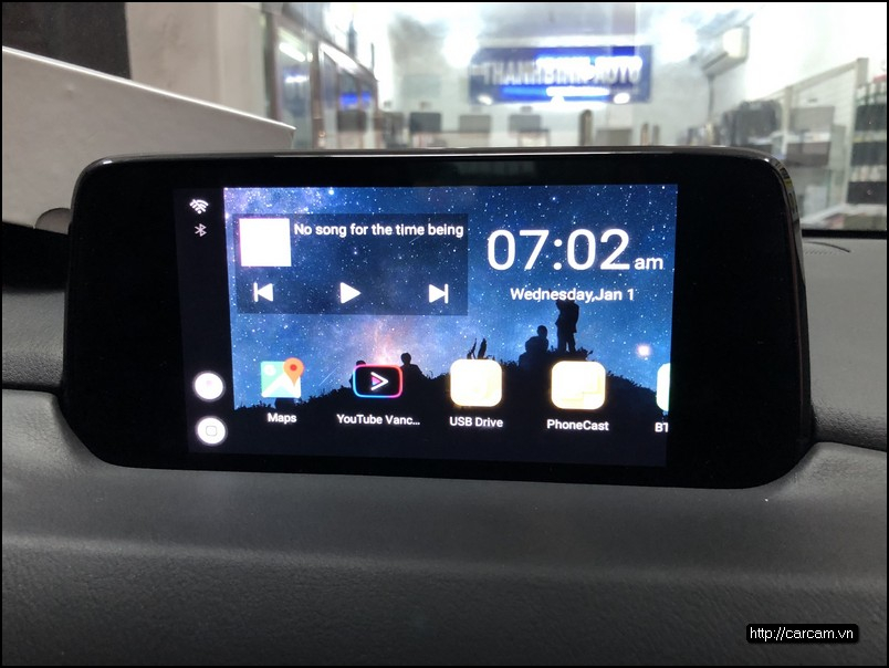 Mazda CX8 lắp đặt Android box RAM 4G + 32Gb