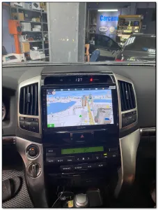 Màn hình Android SENPAI Ram 2G lắp trên xe Land Cruiser