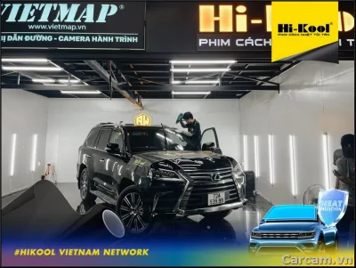 Dán phim cách nhiệt Hi-Kool cho xe Lexus 570