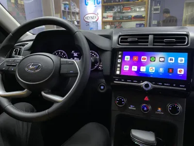Android box Carcam lắp trên xe Hyundai Creta 2022