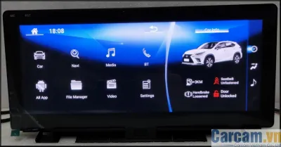 Màn hình Android 7.1 cho xe Lexus NX200T đời 2015