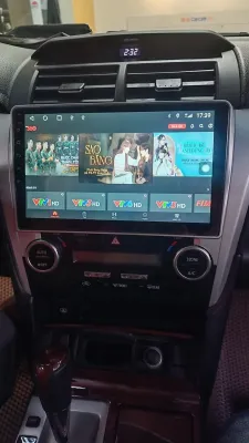 Màn hình Android ram 6G+128Gb cho xe Toyota Camry 2013 - 2015